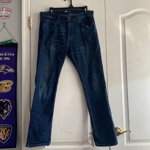 Hollister mens slim straight jeans